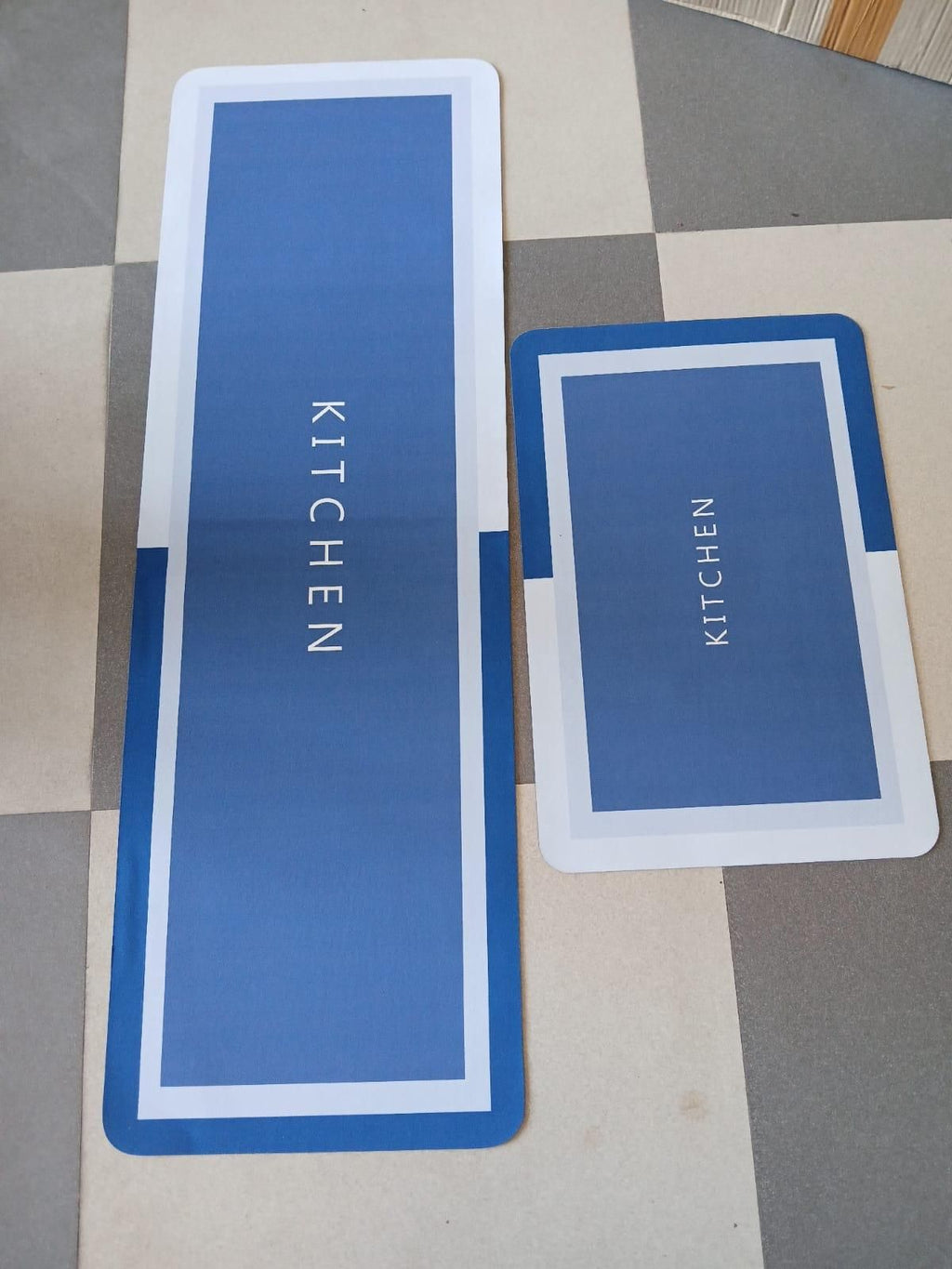 2 Pcs Kitchen Mat